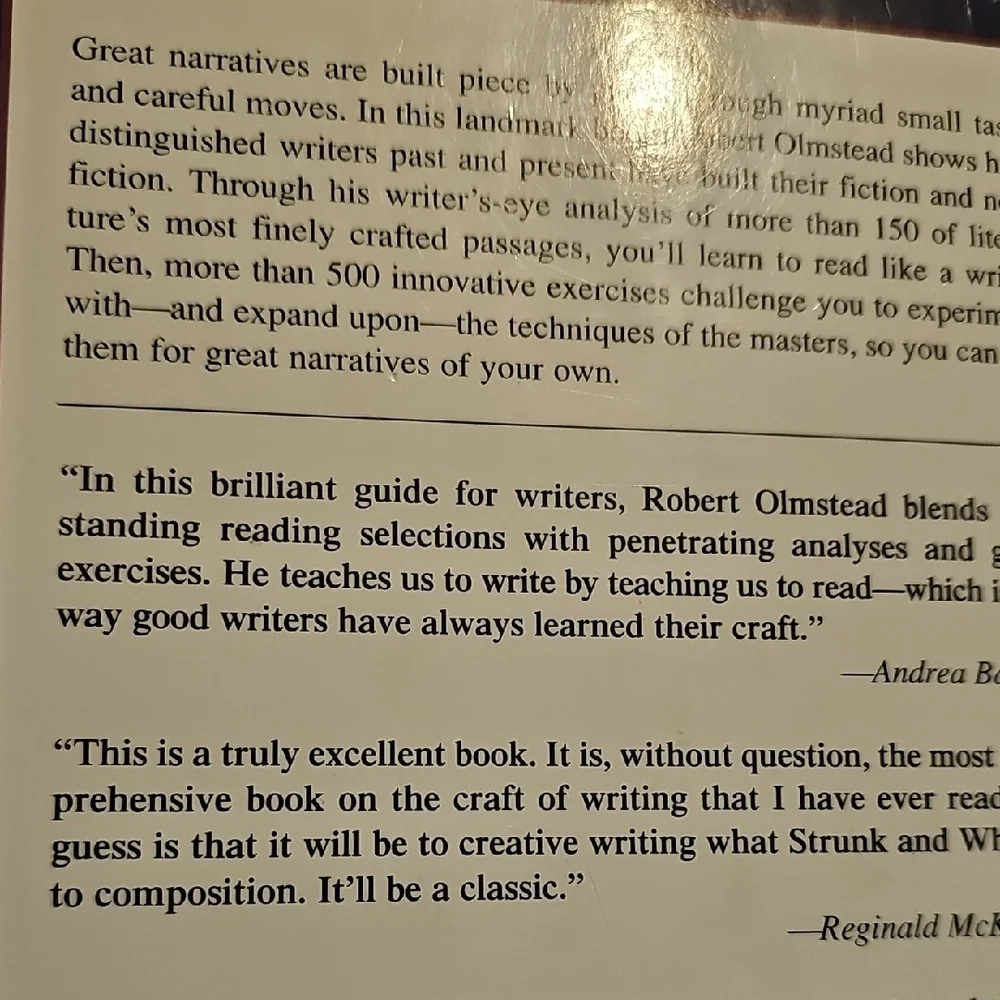 'Elements of the Writing Craft' Book By Robert Olmstead